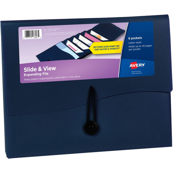Avery&reg; Slide & View Organizer Folder 73545