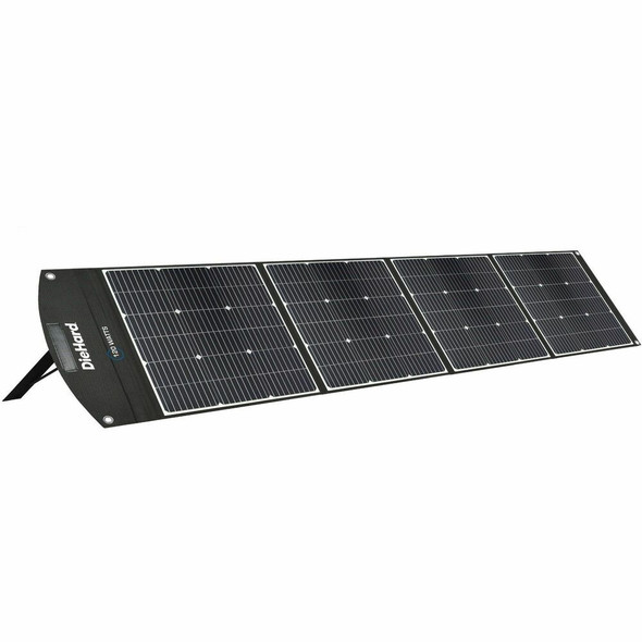 DieHard 120-Watt Solar Panel for Portable Power Station - Rich Black