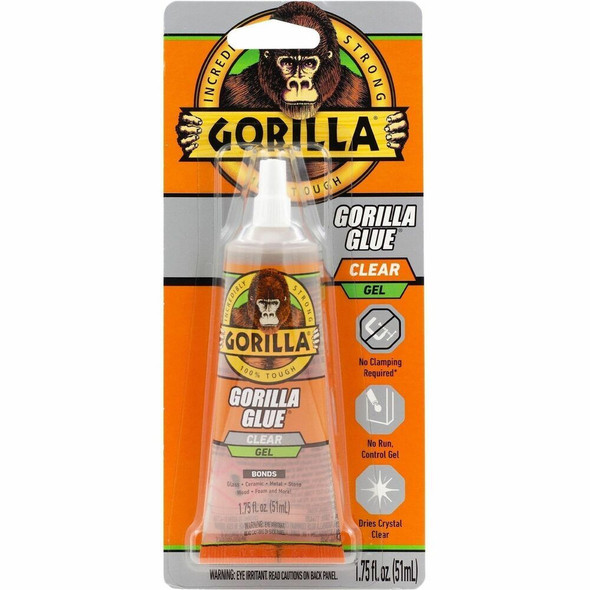Gorilla Glue Clear Gel - 1.75 fl oz - Clear - 1 Each