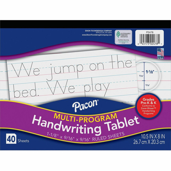 Pacon  Handwriting Pad 2478 Pacon  Handwriting Pad 2478