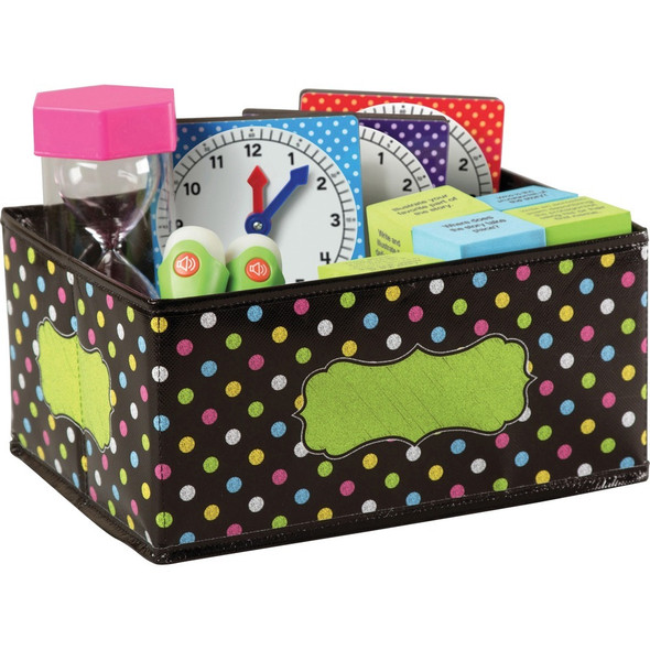 Teacher Created Resources Chalkboard Brights Storage Bin 20764