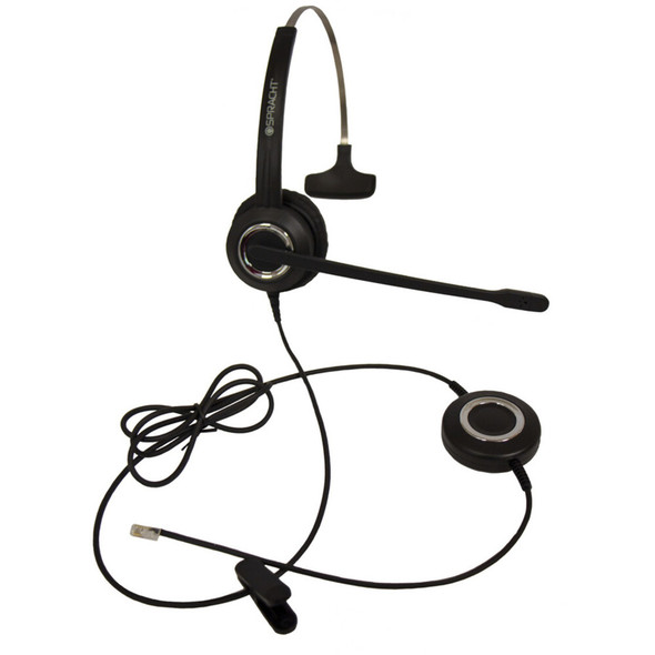Spracht ZUMRJ9M Headset - Mono - RJ-9 - Wired - Over-the-head - Monaural SPR-SPTZUMRJ9M