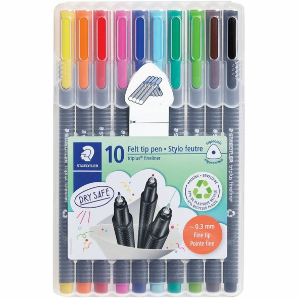 Staedtler Triplus Porous Point Pen 334SB10A6