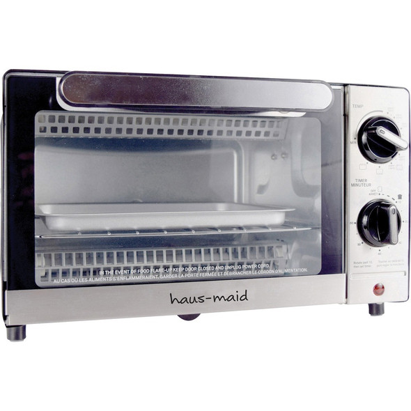 HAUS-MAID Toaster Oven - Toast, Bake, Broil, Bake - Gray