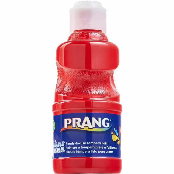 Prang Ready-to-Use Washable Tempera Paint - Red - 8 fl oz - Washable - 1 Each