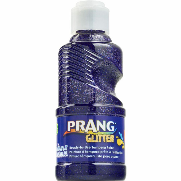 Prang Ready-to-Use Glitter Paint - Glitter Purple - 8 fl oz - Washable - 1 Each