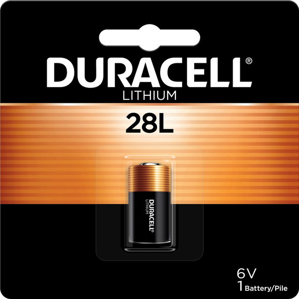 Duracell 28L Lithium Photo Camera Battery - For Camera - 6 V DC - 1 Each