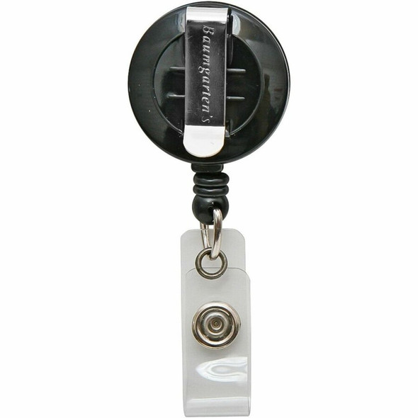 SICURIX Badge Holder - Plastic - Black - 1 Each 68824 SPR-BAU68824