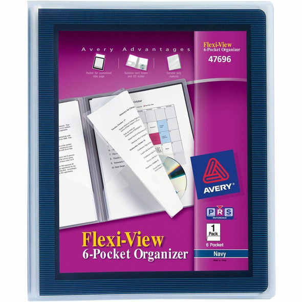 Avery&reg; Flexi-View Pocket Folder 47696