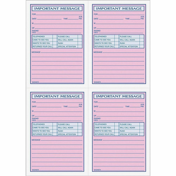 TOPS  Message Book 4009