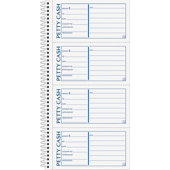 TOPS  Petty Cash Book 4109