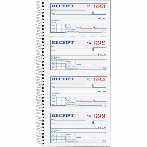 TOPS  Receipt Book 4161