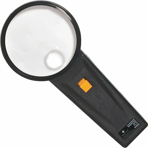 Sparco Illuminated Magnifier - Magnifying Area 3" Diameter - 1 Each
