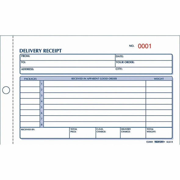 Rediform  Receipt Book 6L614