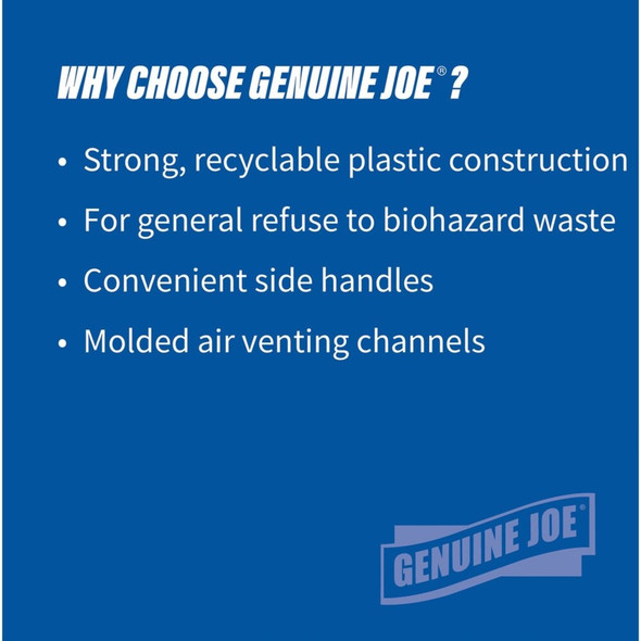 Genuine Joe  Waste Container 60463 SPR-GJO60463