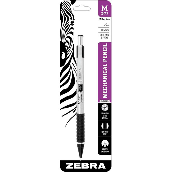 Zebra Steel Mechanical Pencil 54011