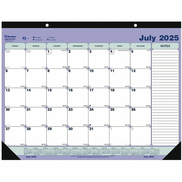 Blueline  Desk Pad Calendar CA181731