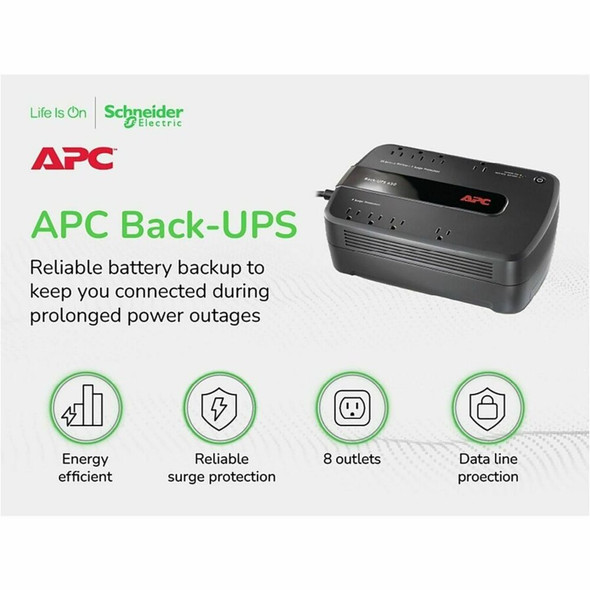APC Back-UPS Standby UPS BE650G1 SPR-APWBE650G1