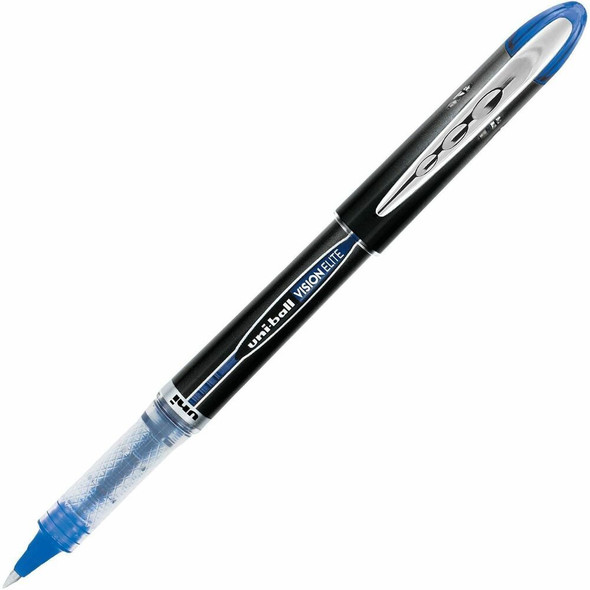 uniball™ Vision Elite Rollerball Pen - Blue Ink - Pigment-based - 1 Each