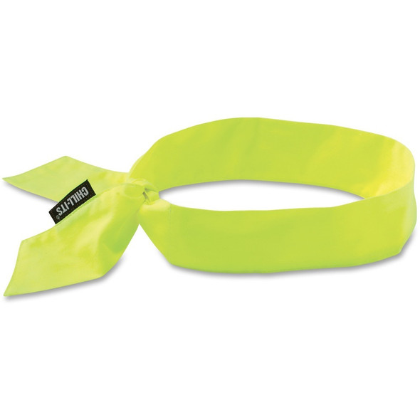 Ergodyne Evaporating Cooling Bandana - Lime - 1 Each