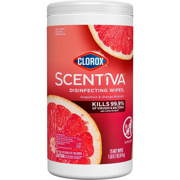 Clorox Scentiva Disinfectant Wipe 60036