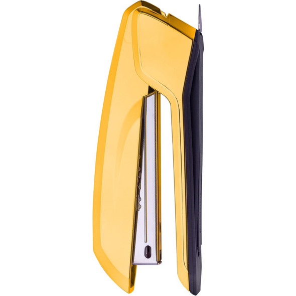 Bostitch Ascend Stapler - Staples Upto 20 Sheet - Yellow - Gold Metal - 1 Each