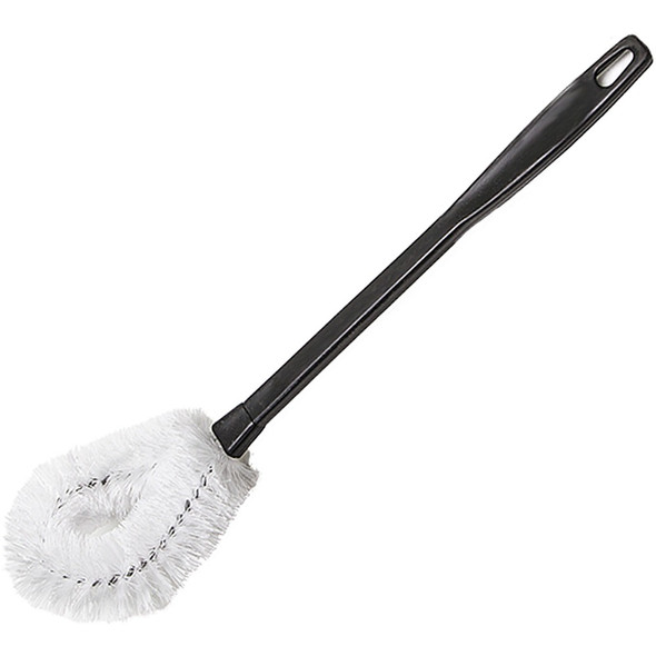 Genuine Joe Toilet Brush - Plastic Handle - Natural - 1 Each