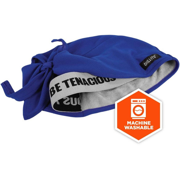 Ergodyne High-performance Dew Rag - Universal Size - Elastic - Blue 12481 SPR-EGO12481