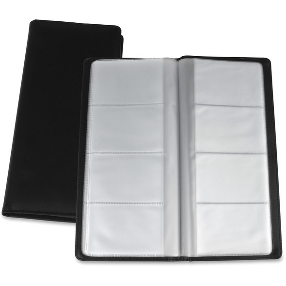 Lorell Business Card Album - Black Vinyl Cover