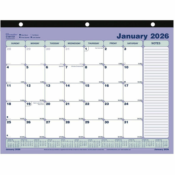 Brownline  Desk Pad Calendar C181721