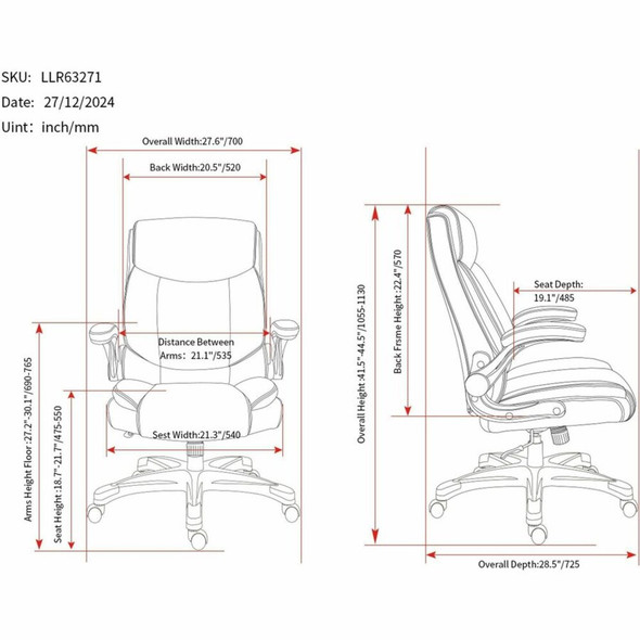 Lorell  Chair 63271 SPR-LLR63271