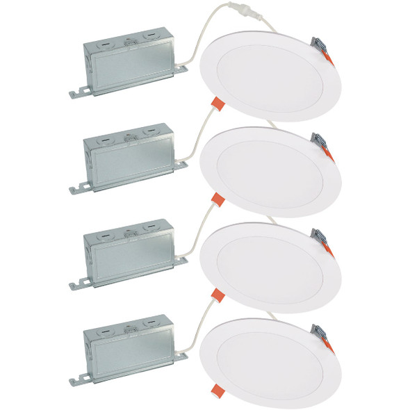 Halo 6 In. 900 Lm. 5CCT Canless LED Light (4-Pack) HLBSL609FS5-4PK