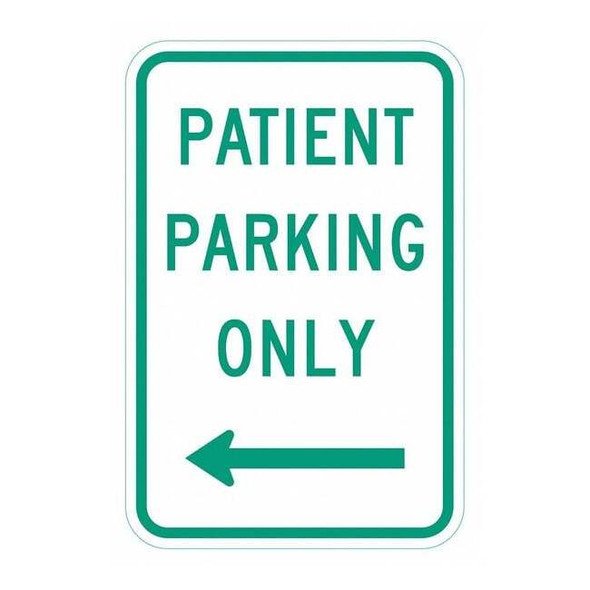 Lyle Patient Parking Sign,18" x 12, T1-6272-HI_12x18 T1-6272-HI_12x18