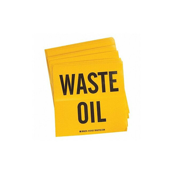 Brady DOT Handling Label,Waste,6" W,PK100 121435 Brady DOT Handling Label,Waste,6" W,PK100 121435