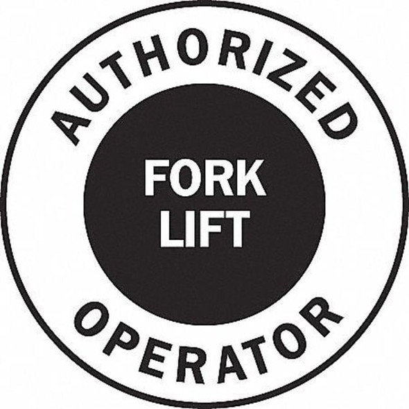 Brady Hard Hat Emblem Label,PK4, 49580 49580