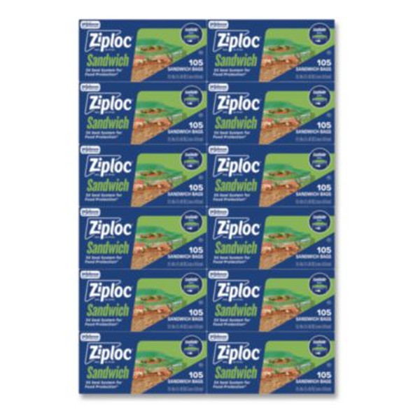 Ziploc® BAG,SNDWCH,STOR,12X105CT 383211