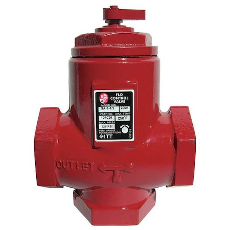Bell & Gossett 1-1/2" FNPT Cast Iron Flo-Control Valve 107020