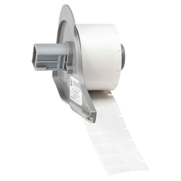 Brady Label,1/2 in W,Clear; White M7-17-427