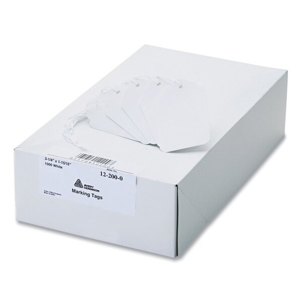 Avery Dennison Price Tags,3-1/4x1-15/16,White,PK1000 12200 Avery Dennison Price Tags,3-1/4x1-15/16,White,PK1000 12200