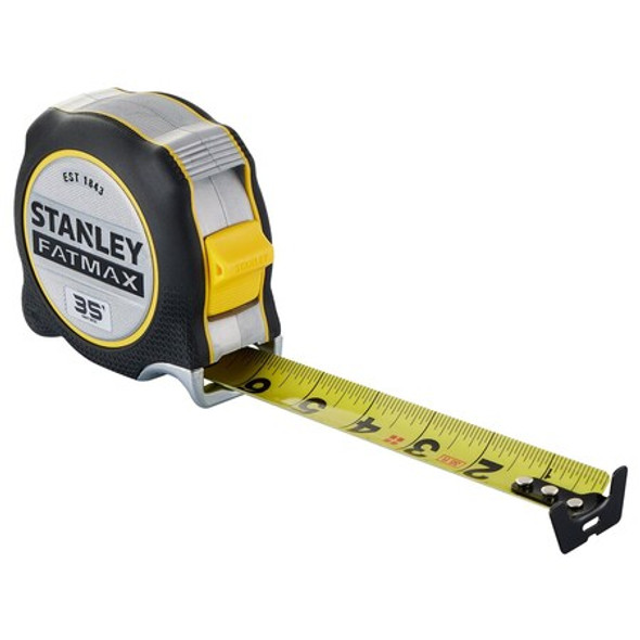 Stanley Tape Measure,35 ft Blade L,Steel Blade FMHT38335S