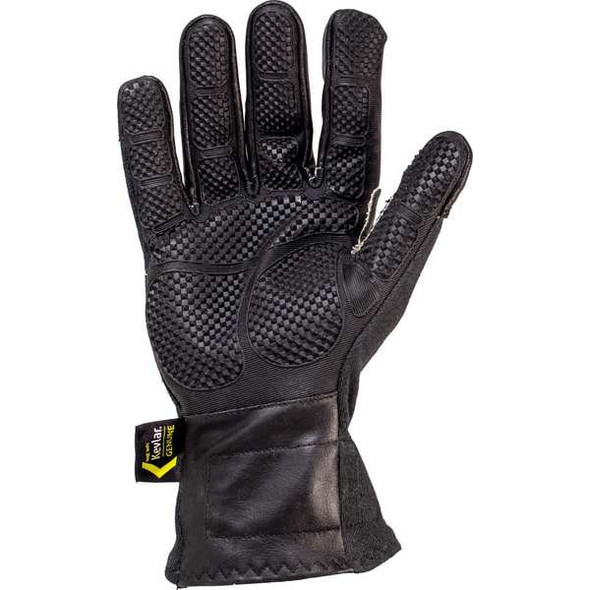 Mechanics Gloves, Silicone Rubber, 600  Degrees F Max Temp., Straight Cuff Black, 2XL ( 11 )