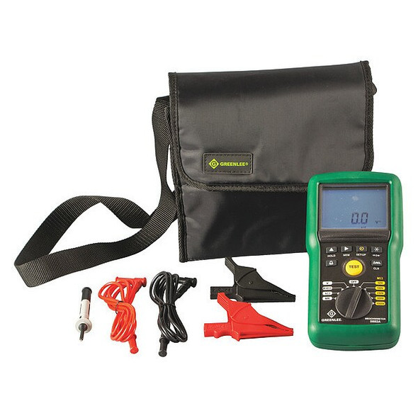 Greenlee Battery Operated Megohmmeter,LCD Display 5882A