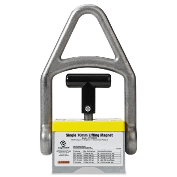 MLAY1000 Lifting Magnet, 1000 lb Max Load Cap