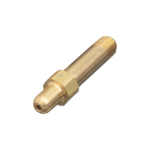 Regulator Inlet Nipples, Air, 1/4 in (NPT), 3", Brass, CGA-347