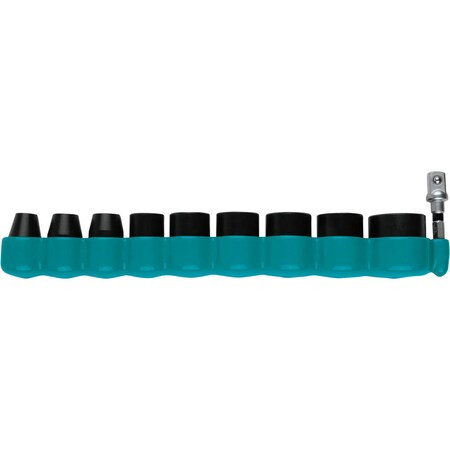 Makita 3/8 in Drive Impact XPS SAE Impact Socket Set,10 pcs, SAE, 10 pcs E-01672