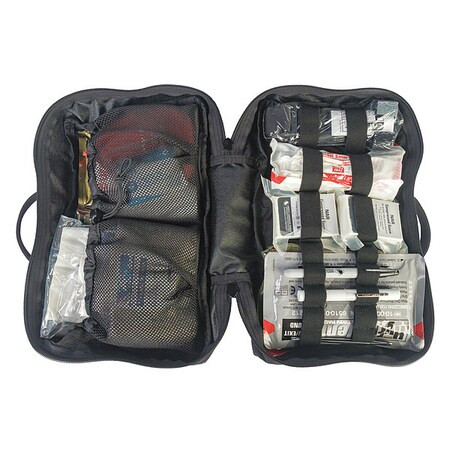 North American Rescue Patrol Vehicle Trauma Kit,Black 80-0542