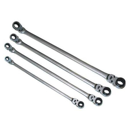Mountain Reversible Ratcheting Wrench,4Pc,SAE RF7