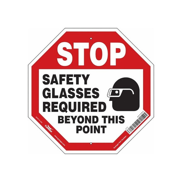 Condor Safety Sign,18" W,18" H,0.032" Thickness, 467A83 467A83