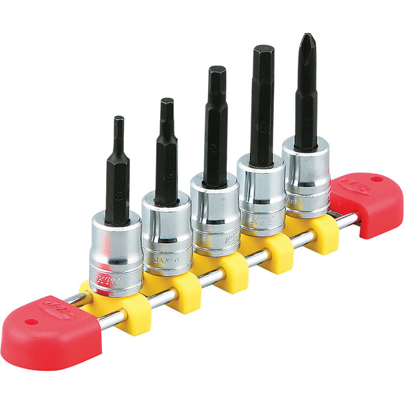 1/4"sq. HEX BIT SOCKET SET (5pcs.) TBT205H
