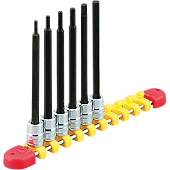 1/4"sq. Long Hex bit Socket Set (6pcs.) TBT2L06BH